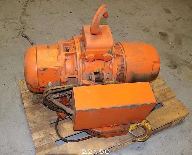 Used YALE 606H ELECTRIC HOIST 3-TON