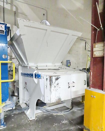 Used VECOPLAN SINGLE SHAFT SHREDDER MODEL VAZ1300S / VAZ 1300 S 100 HP MANUFACTURED 2013