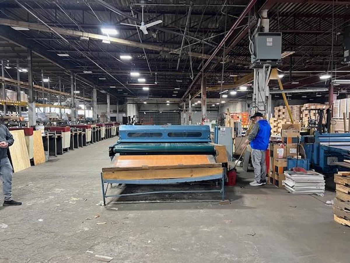 Used 84" ROSENTHAL DOWN-CUT SHEETER WITH SLITTING AND PUNCHING SYSTEM MODEL WM-7-HHDUBSHTCIPH-12
