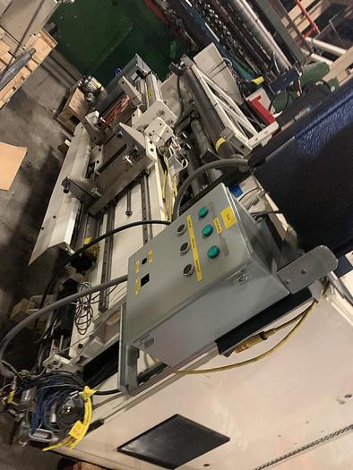 Used 62" TITAN MODEL SR6 CANTILEVERED DUPLEX SLITTER REWINDER SHAFTLESS UNWIND - PENDING LS