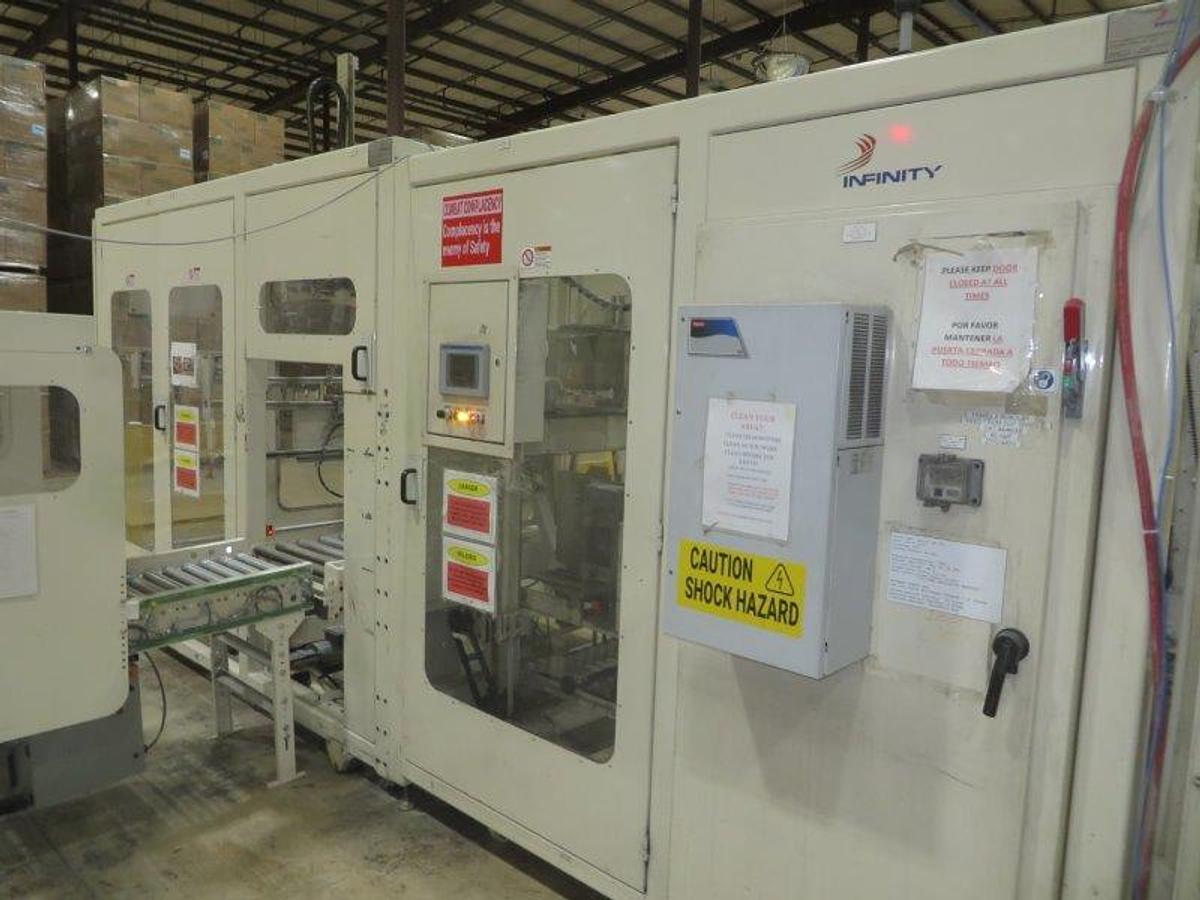 Used 2005 PERINI SINCRO 5.0 106" BRT REWINDING LINE WITH 2 LANE PERINI LOG SAW