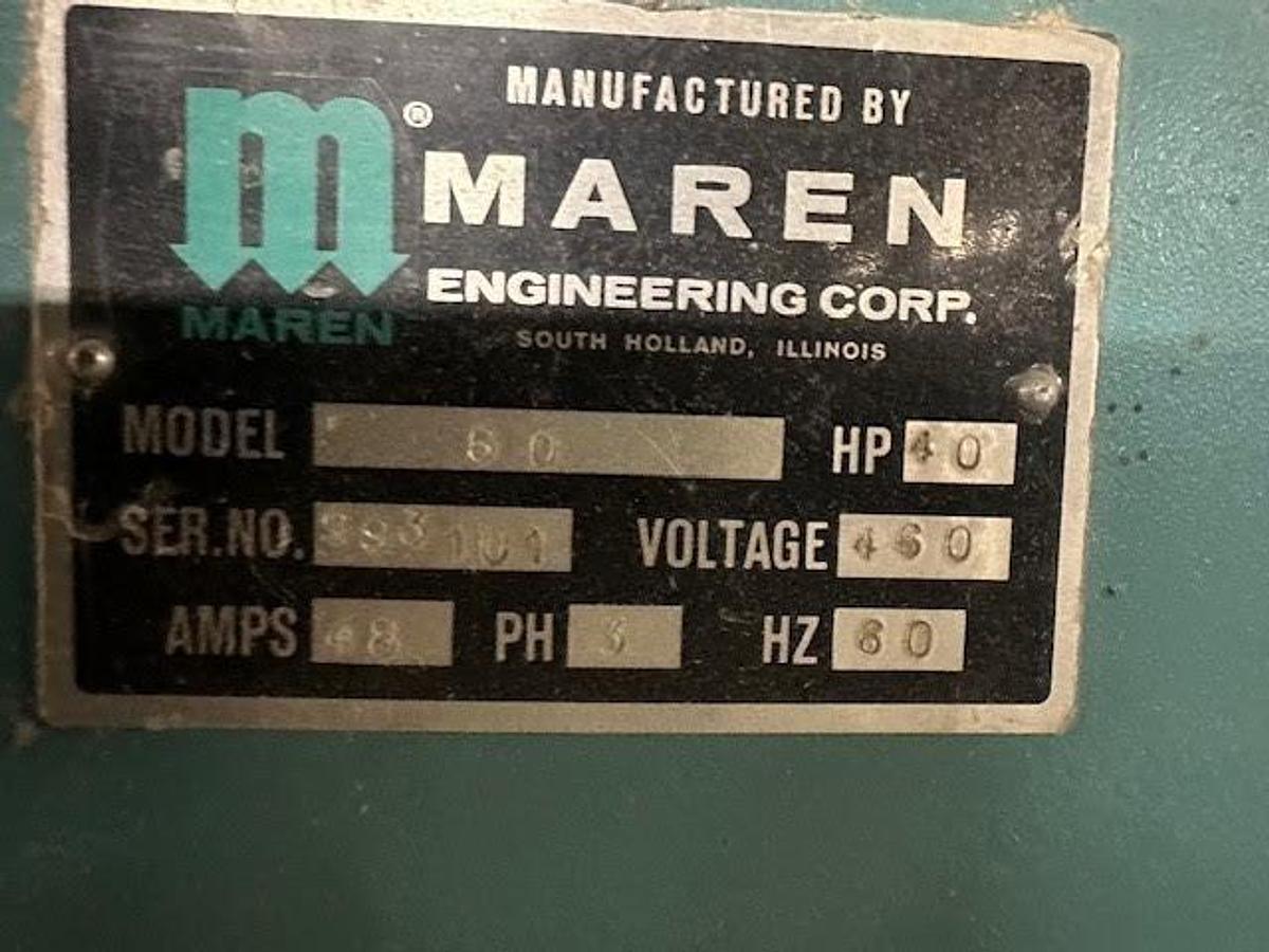 Used MAREN HORIZONTAL AUTOTIE BALER WITH MAREN HOGGER & CONVEYOR