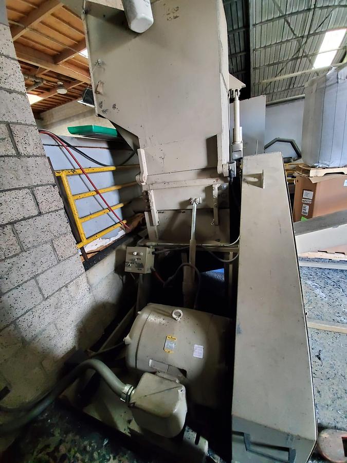 Used CONAIR WORTEX GRANULATOR 120 HP WITH CONVEYOR