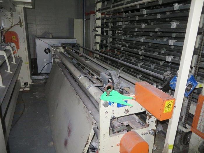 Used 112" BAOSUO BATHROOM TISSUE LINE WITH VTP CARTON ERECTOR, PACKER & VTP 8450 WRAPPER