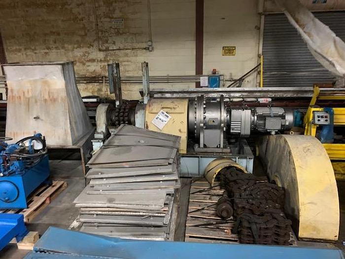 Used FKC SCREW PRESS STAINLESS STEEL MODEL SHX-1200 X 8000L MFG. 2006 PENDING JA 10/30/24