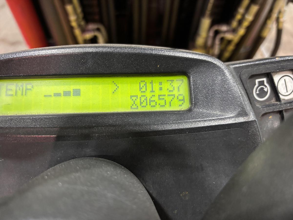 Used 12,000 POUND HYSTER S120FTPRS PAPER ROLL CLAMP FORKLIFT 60" DIAMETER CLAMP 6,500 HOURS