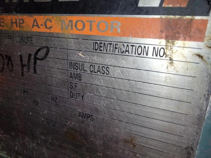 Used RELIANCE 800 HP REFINER MOTOR 594 RPM 4160 VOLTS
