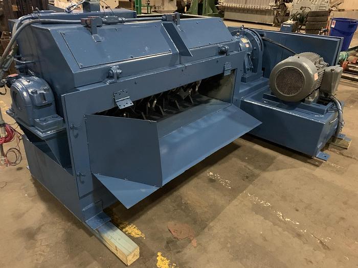Used MAREN MODEL 60 SHREDDER W/ INCLINE CONVEYOR AND DUMPER