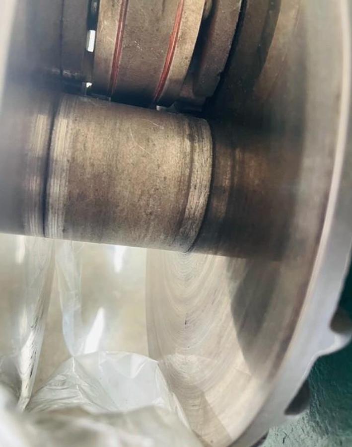 Used 54" DUSENBERY DUPLEX SLITTER MODEL 635 BL 18" REWIND DIAMETER