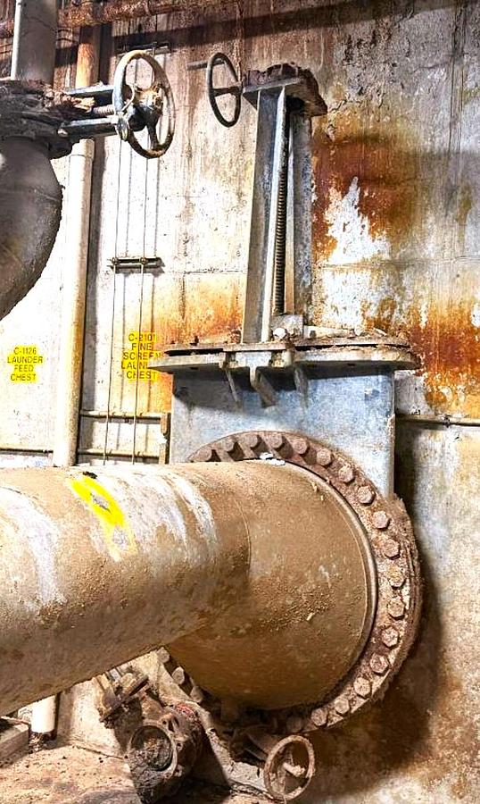 Used 36" MANUAL KNIFE GATE FABRI-VALVE