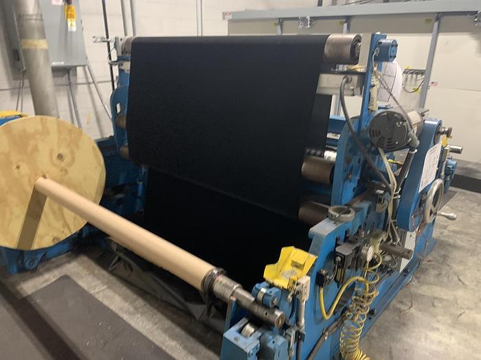 Used 60" WIDE KIDDER PAPER SLITTER REWINDER - UPDATED DRIVE - PENDING