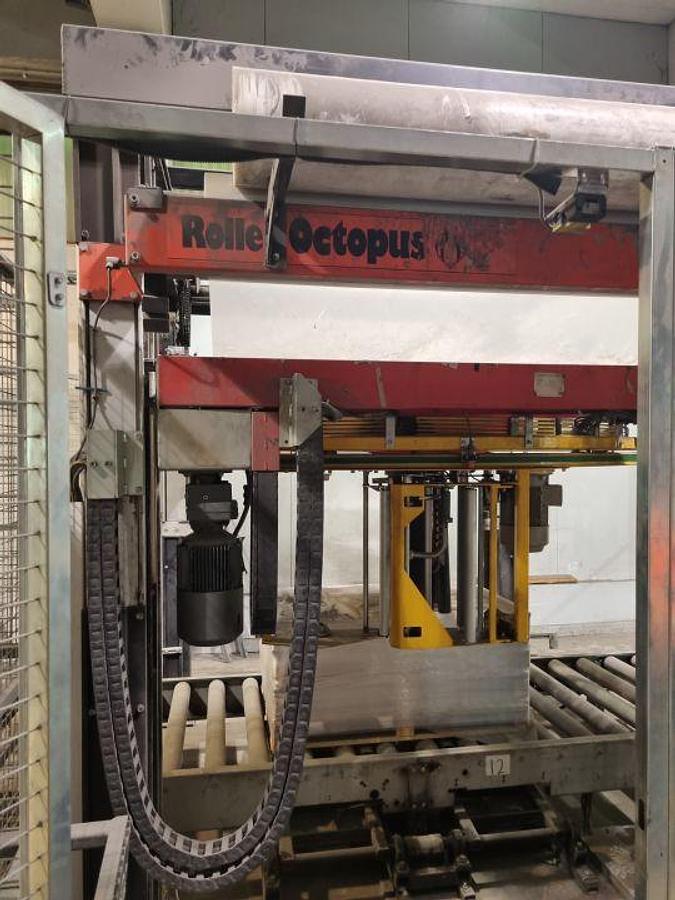 Used SIGNODE (HALOILA) OCTOPUS 1600 BTS PALLET WRAPPING LINE