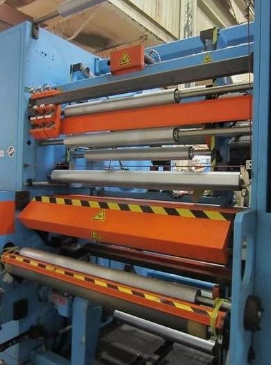 Used 34" WIDE BRAMPTON ENGINEERING DUPLEX TURRET REWIND