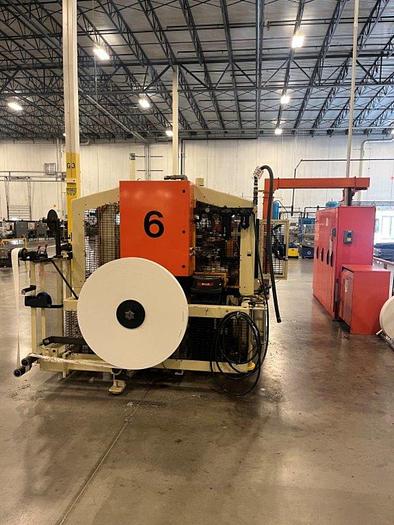 Used PAPER MACHIENRY CORPORATION MODEL PMC-1002 PAPER CUP MACHINE MANUFACTURED 2014