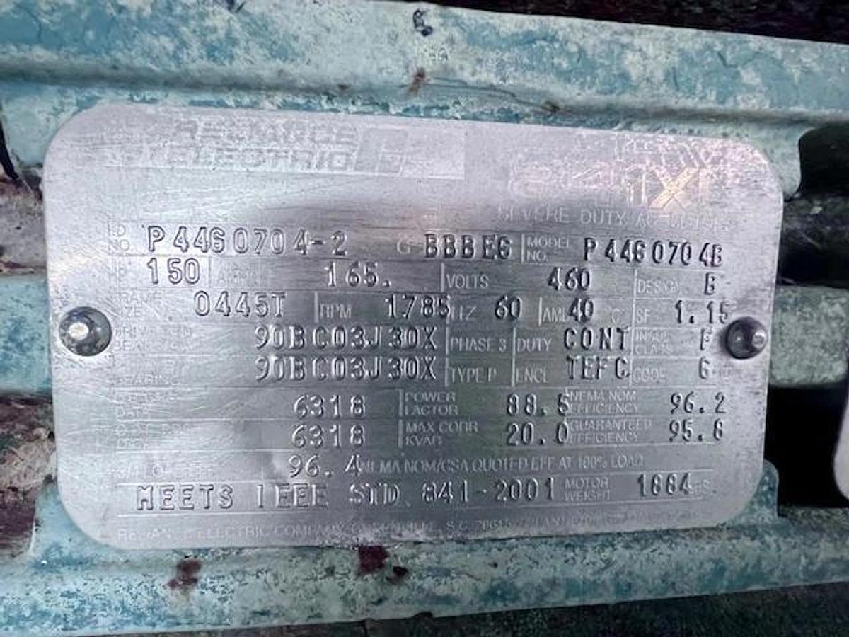 Used VOITH NMODEL DF2 S/S DEFLAKER W/ 150 HP MOTOR