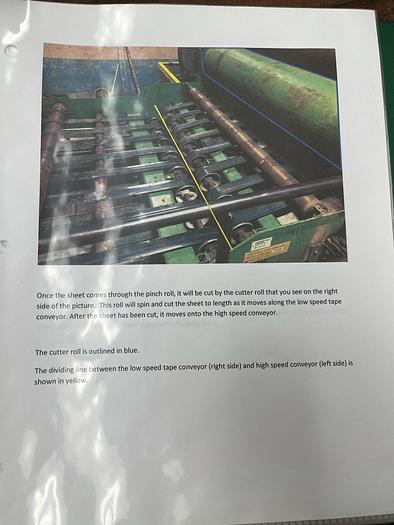 Used 122" (3.1M) TWIN WIRE WETLAP MACHINE W/ MODIFIED HEADBOX IN 2018 RATED 232 AIR DRY TONS