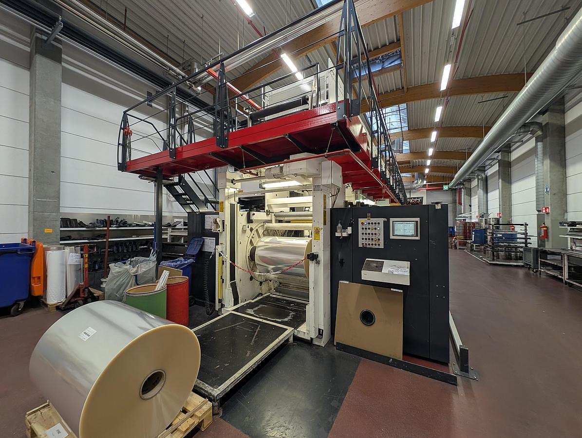 Used 40" WIDE W&H HELIOSTAR 8 COLOR ROTOGRAVURE PRINTING PRESS