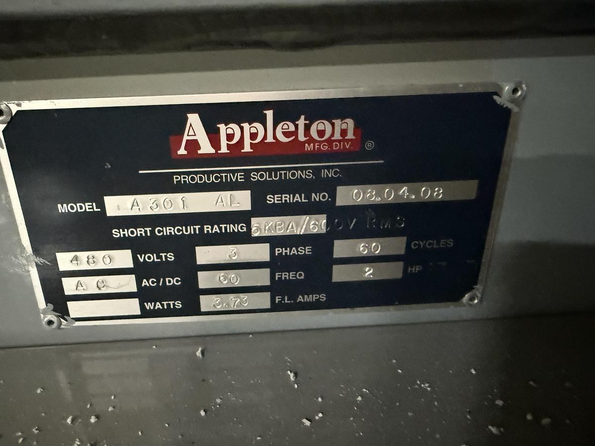 Used APPLETON MODEL A301 CORE CUTTER