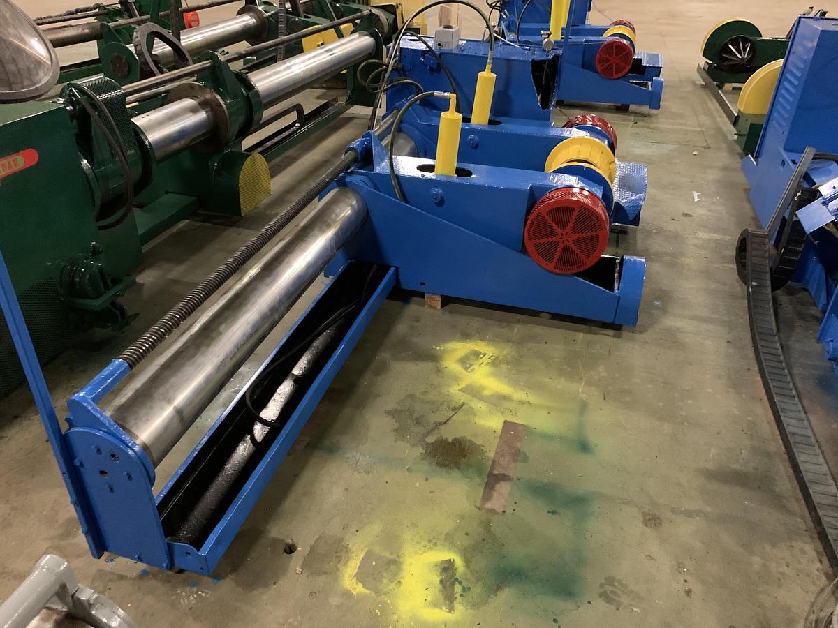 Used 60" MARTIN SHAFTLESS FLOOR PICK UP UNWIND STAND WITH MONTALVO BRAKES 60" DIAMETER (TWO AVAILABLE)