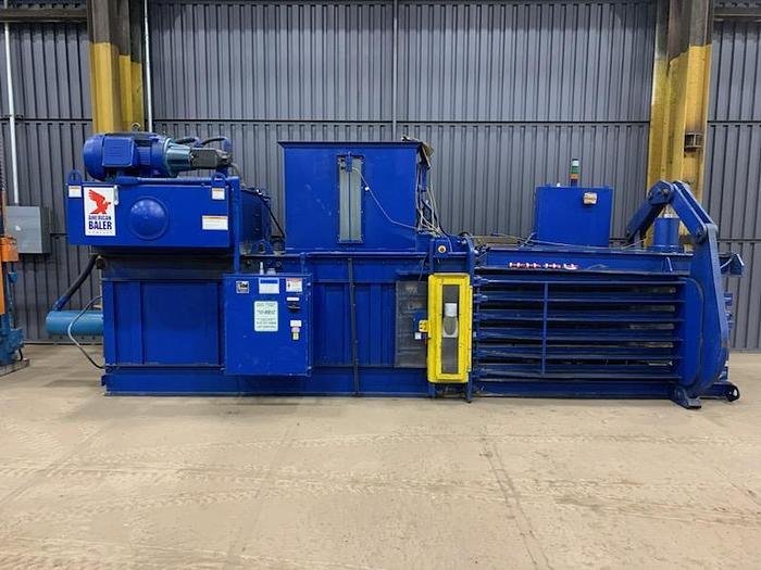 Used 75 HP AMERICAN BALER 9" CYLINDER AUTO TIE HORIZONTAL BALER MODEL 5029H975