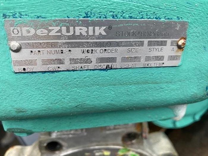 Used DEZURIK HIGH PERFORMANCE BHP STYLE 6" BUTTERFLY CONTROL