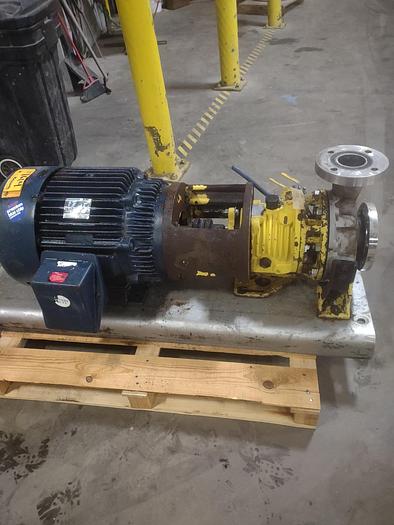 Used CHESTERTON LD17 2X3-10 S/S CENTRIFUGAL PUMP 40 HP