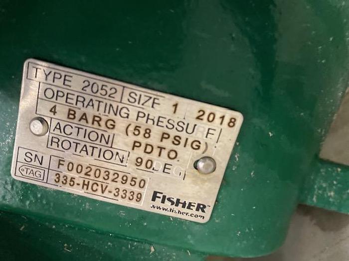 Used FISHER CONTROL VALVE ACTUATOR SIZE 1 BODY SIZE NPS 1.5