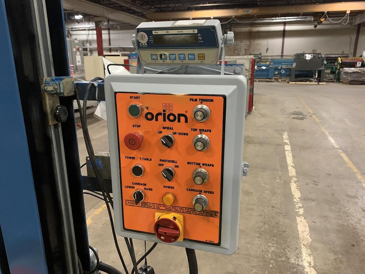 Used ORION MODEL H66-124 PALLET WRAPPER WITH 5,000 POUND SCALE