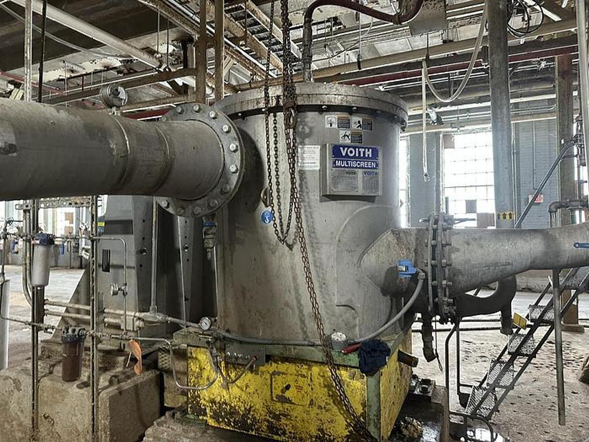 Used 110" (2.794mm) VOITH FOURDRINIER PAPER MACHINE MANUFACTURED 2002