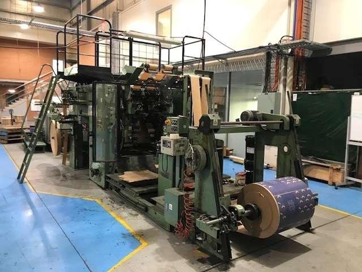 Used 40" WIDE NEWLONG MODEL 136T + 508TH SOS PAPER BAG MACHINE
