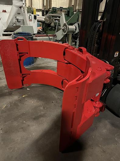 Used 12,000 POUND HYSTER S120FTPRS FORKLIFT WITH BOLZONI PAPER ROLL CLAMP TRIPLE STAGE MAST MFG. 2018 - PENDING JF