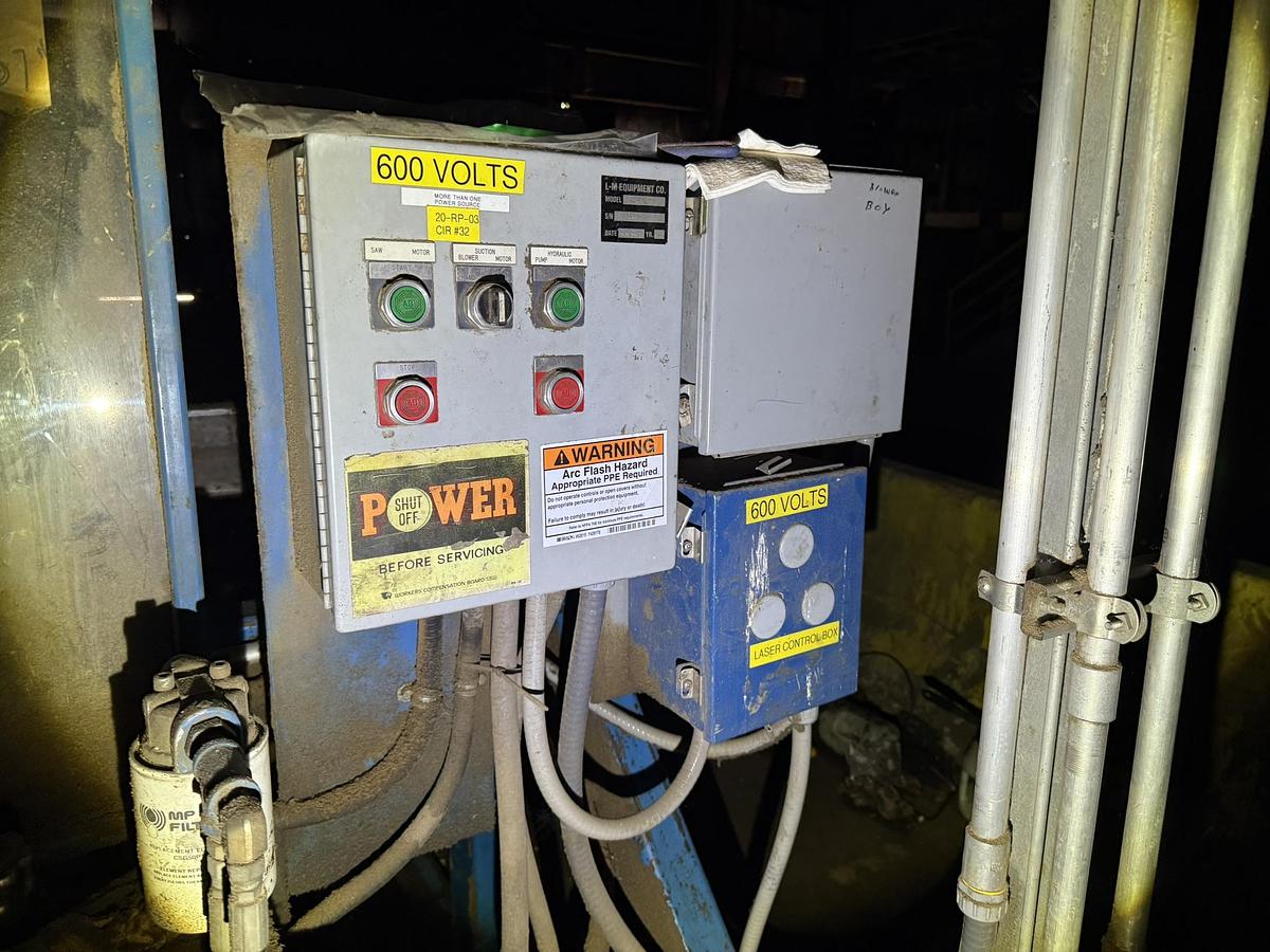 Used L-M EQUIPMENT CO PS150-7-404 ROLL SAW