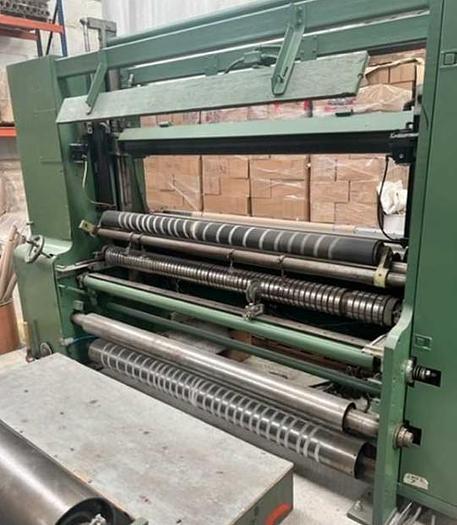 Used 72" WIDE DUSENBERY MODEL 613 COUNTER ROLL REWINDER 16" REWIND DIAMETER - PENDING