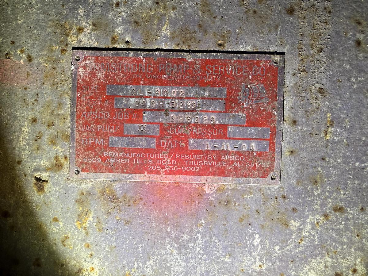 Used NASH MODEL CL9002 VACUUM PUMP 