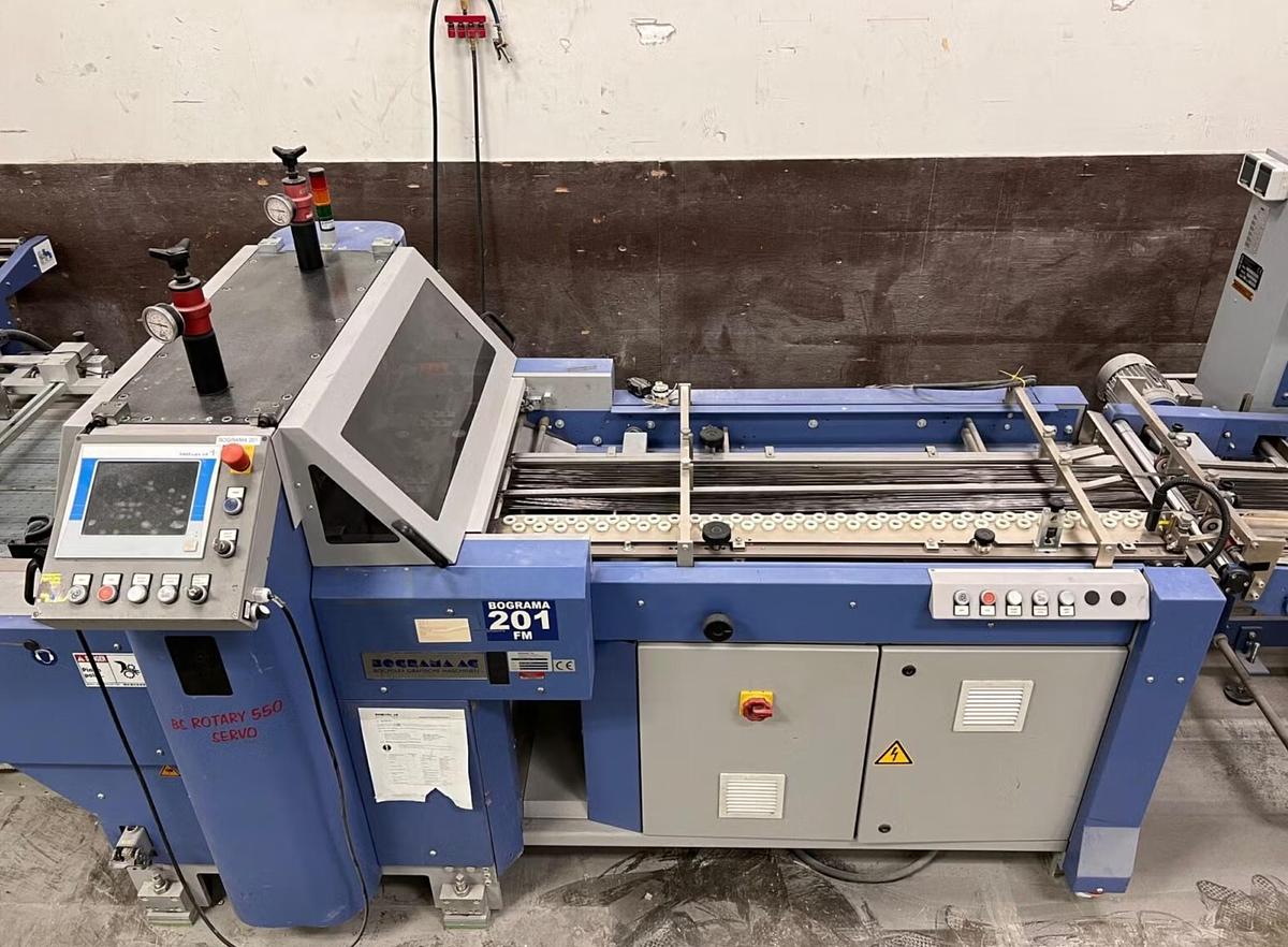 Used 22" x 29" BOGRAMA BSR 550 SERVO ROTARY DIE CUTTER