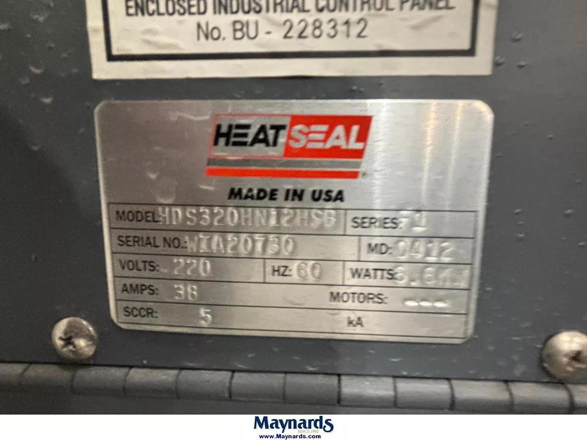 Used HEAT SEAL MDL. F-1 HEAVY DUTY COMBO SHRINK WRAP SYSTEM