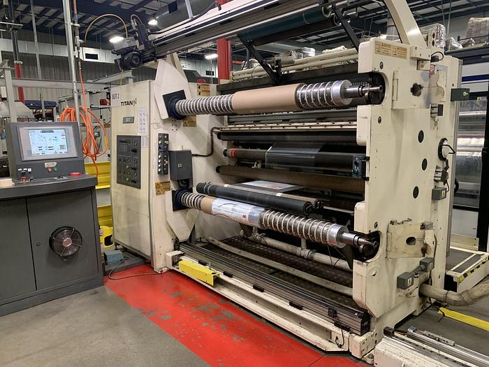 Used 2004 TITAN SR7 DUPLEX CANTILEVERED SLITTER REWINDER