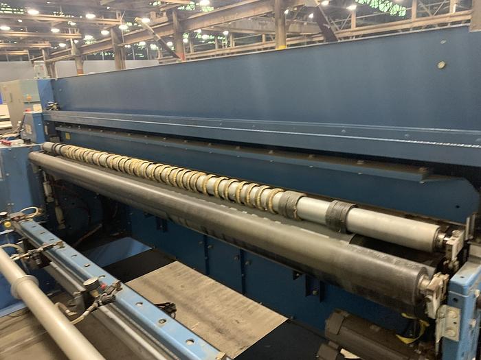 Used 96" ROSENTHAL SHEETER WITH SCORE SLITTING AND STACKER/FOLDING BAR - ALLEN BRADLEY CONTROLS PENDING JA Sold