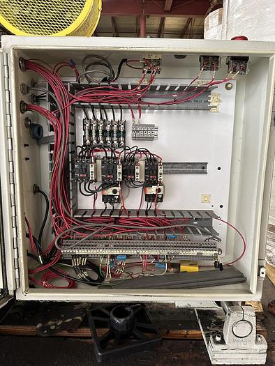 Used 60" WEBCO SHAFTLESS FLOOR PICK UP UNWIND STAND WITH EDGE GUIDE 60" DIAMETER