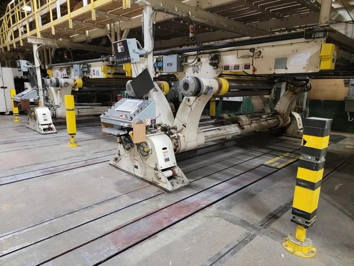 Used 98" AGNATI MWU DOUBLE WALL / 5 PLY CORRUGATING LINE