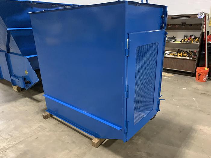 Used EXCEL MODEL EX-62 TWIN CYLINDER CLOSED DOOR BALER WITH CONVEYOR