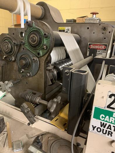 Used 26" WIDE DUSENBERY MODEL 633 AC 15" REWIND DIAMETER