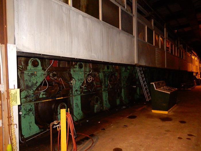 Used 156" (3.92M) TRIM FOURDRINIER PAPER MACHINE 2,200 FPM NEW ALLEN BRADLEY DRIVE SYSTEM IN 2008 50/60 HZ