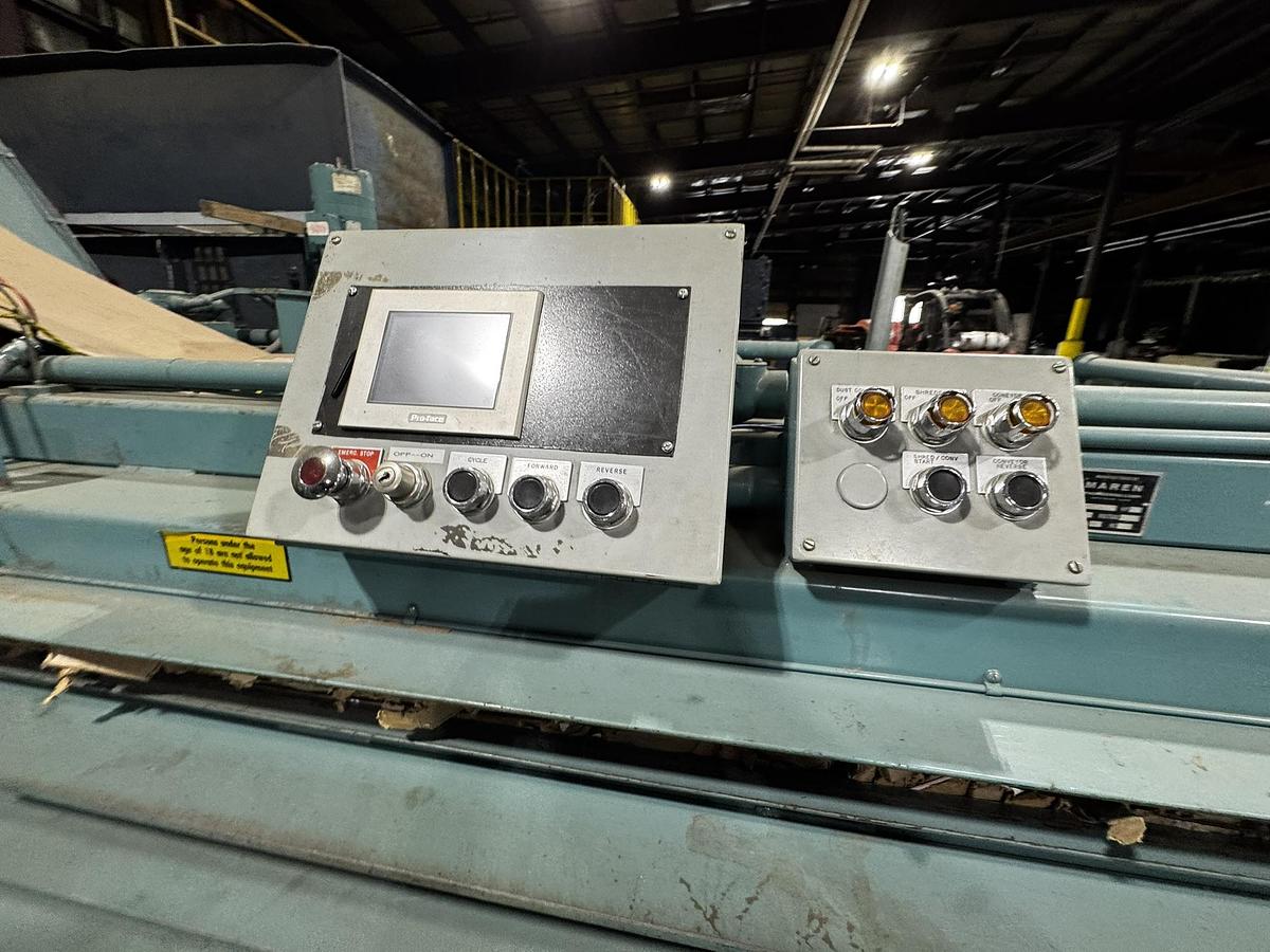 Used MAREN MODEL 72-S-0E-75 40HP HORIZONTAL AUTO-TIE BALER W/MAREN MODEL 60 HOGGER