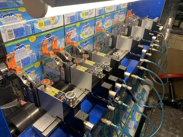 Used 40" ROTOMEC MODEL RS 4003 10 COLOR ROTOGRAVURE PRESS (SOLVENT INK) MFG. 2006