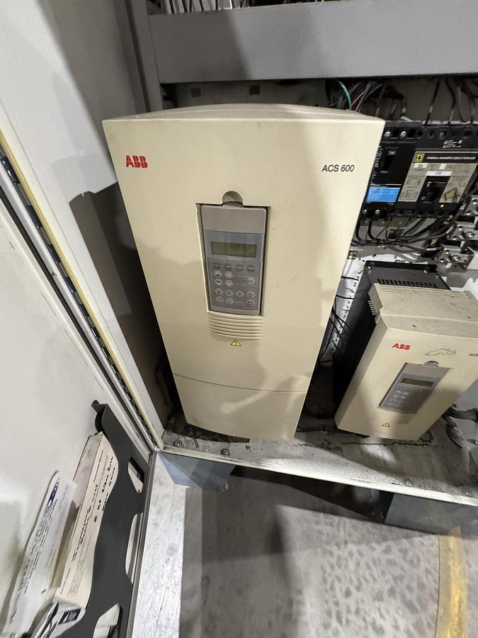 Used 72" WIDE JENNERJAHN MODEL SRA-72 COUNTER ROLL SLITTER REWINDER