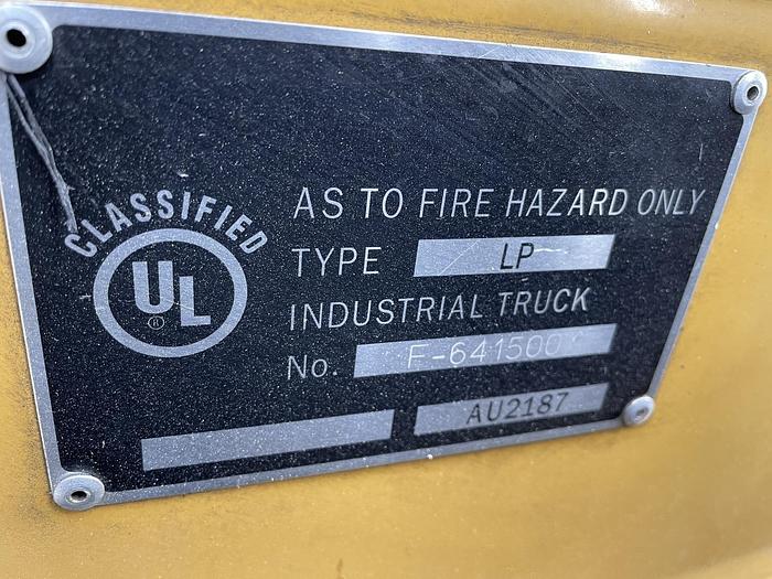 Used CATERPILLAR GC45KS 10,000LB FORKLIFT WITH 72" CASCADE CLAMP-SOLD