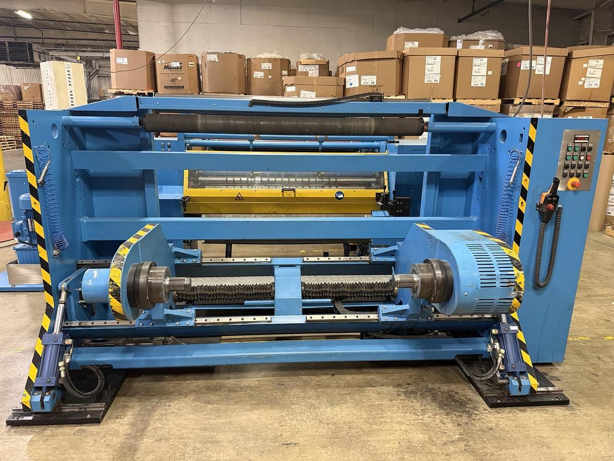 Used 65" WIDE KAMPF STARSLIT DUPLEX SLITTER REWINDER - MANUFACTURED 2011