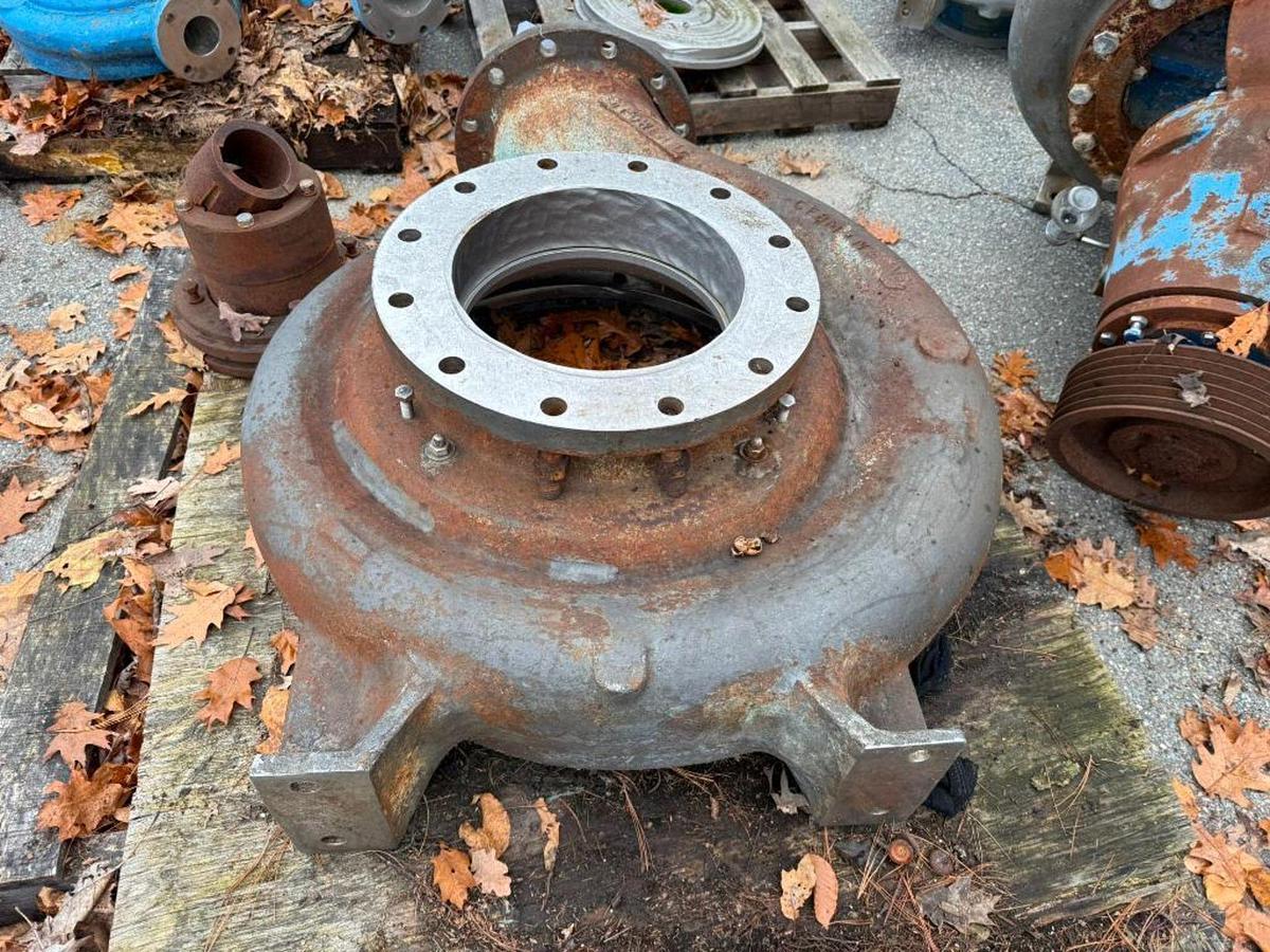 Used GOULD PUMP CASING SIZE 10X12-24 STAINLESS STEEL