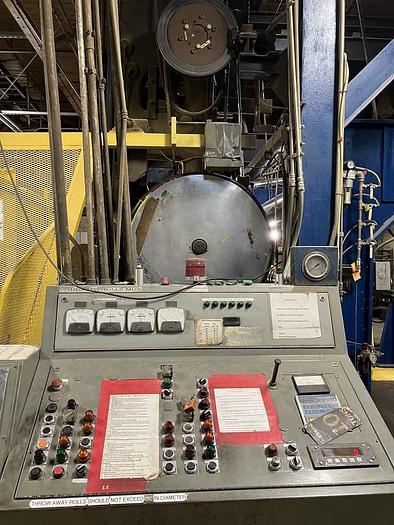 Used 102" LANGSTON TWO DRUM SLITTER REWINDER MAX DIAMETER 72" NEW ROCKWELLL DRIVES IN 2021